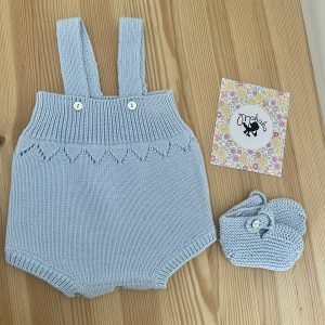 Conjunto cotton menino | azul