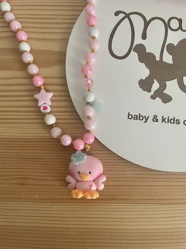 Colar | piu piu rosa